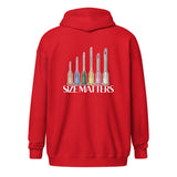 Size matters Unisex Zip Hoodie-I love Veterinary