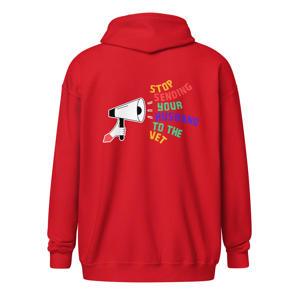 Stop sending your husband to the vet Unisex Zip Hoodie-I love Veterinary