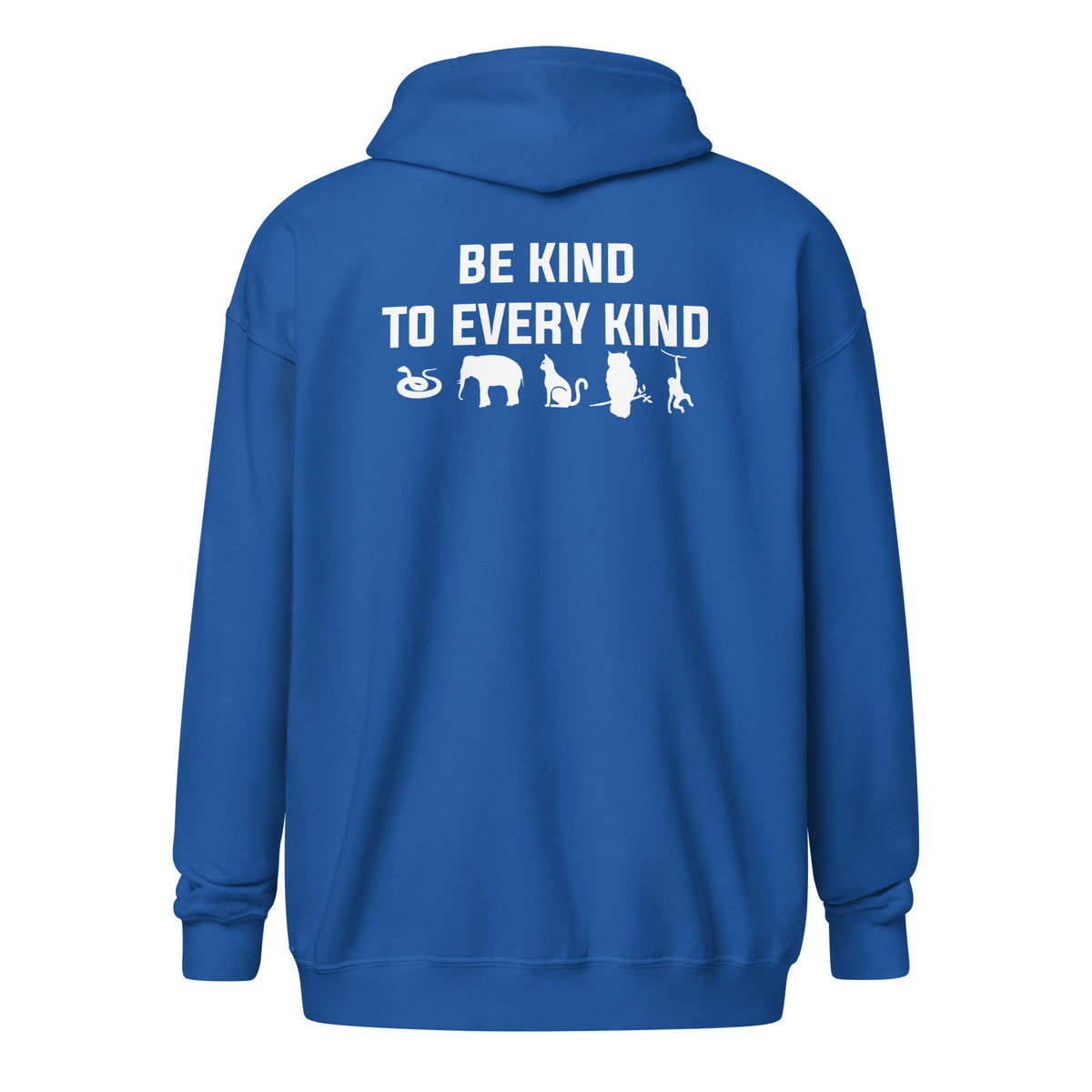 Be Kind to every kind Unisex heavy blend zip hoodie-Unisex Zip Hoodie | Gildan 18600-I love Veterinary