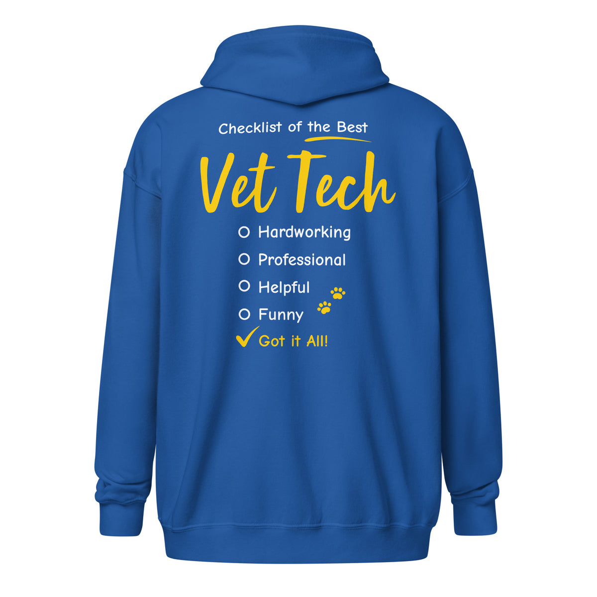 Checklist of the best Vet Tech Unisex heavy blend zip hoodie-Unisex Zip Hoodie | Gildan 18600-I love Veterinary