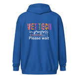 Vet Tech in Progress... Unisex Zip Hoodie-I love Veterinary