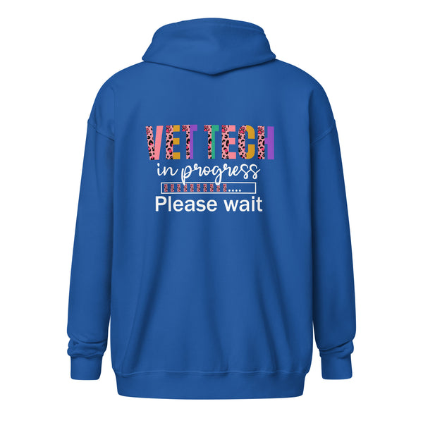 Vet Tech in Progress... Unisex Zip Hoodie-I love Veterinary