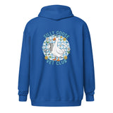 Silly Goose Vet Club Unisex Zip Hoodie-I love Veterinary
