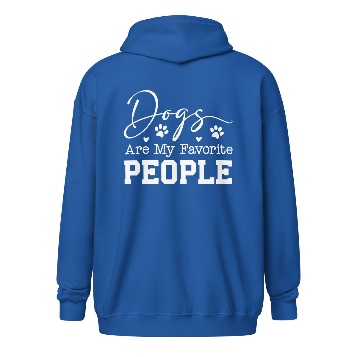 Dogs Are My Favorite People Unisex Zip Hoodie-I love Veterinary