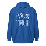 Vet Tech Needle Unisex Zip Hoodie-I love Veterinary