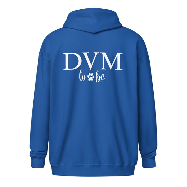 DVM to be Unisex Zip Hoodie-I love Veterinary