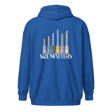 Size matters Unisex Zip Hoodie-I love Veterinary