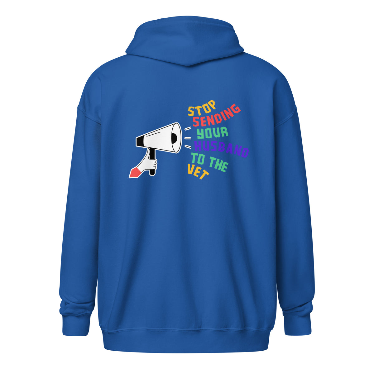 Stop sending your husband to the vet Unisex Zip Hoodie-I love Veterinary