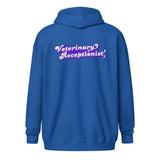 Veterinary Receptionist Unisex Zip Hoodie-I love Veterinary