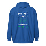 Pre - Vet Student Unisex Zip Hoodie