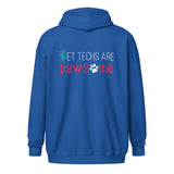 Vet Techs are pawsome Zip Hoodie