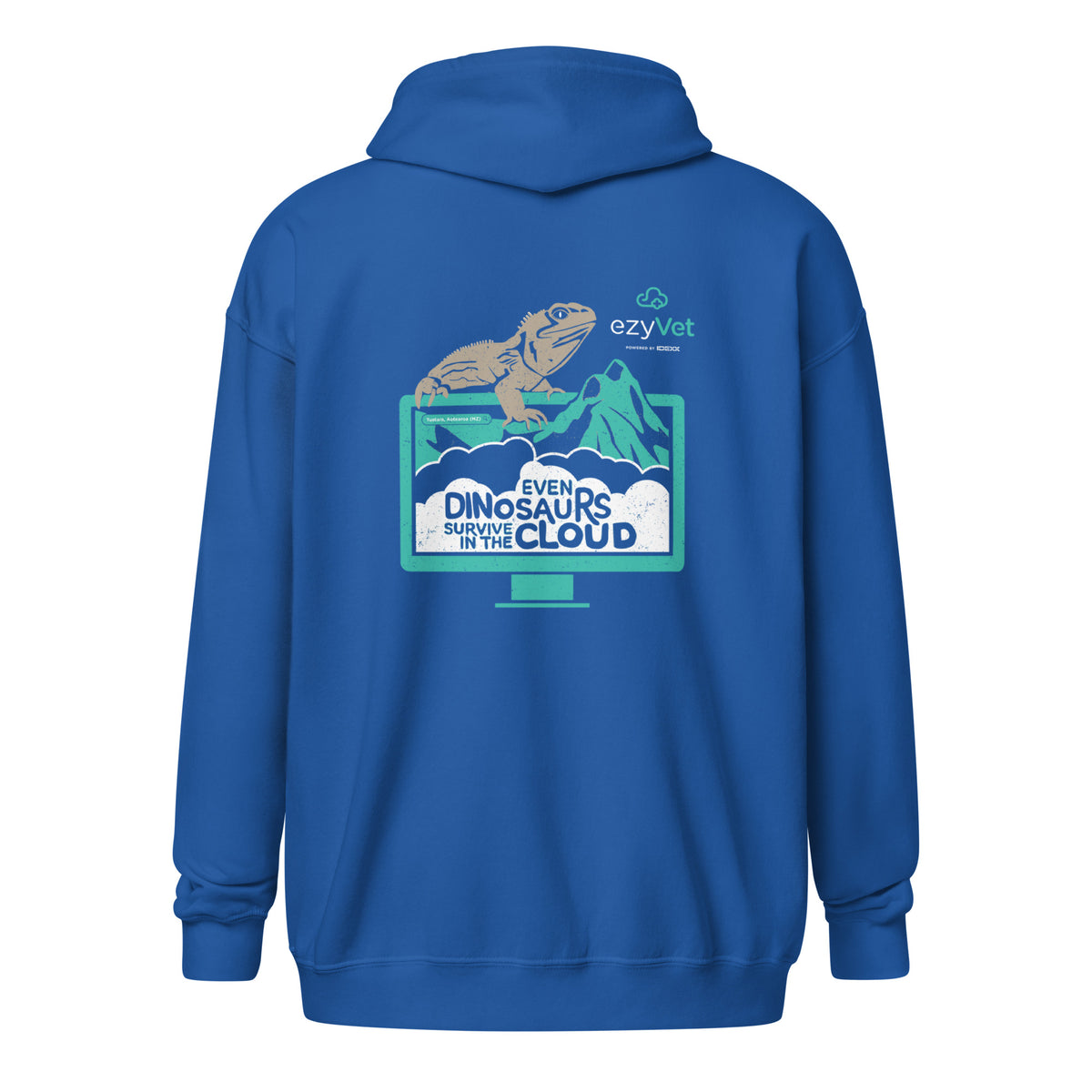 ezyVet Tuatara Unisex Zip Hoodie