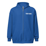 Personalize with your name - Love Dog and Cat Unisex heavy blend zip hoodie-Heavy Blend Adult Zip Hoodie | Gildan G18600-I love Veterinary