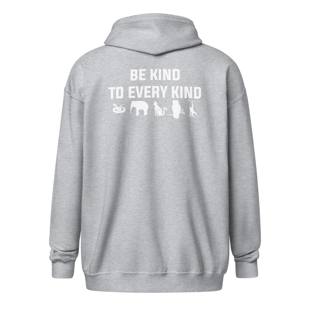 Be Kind to every kind Unisex heavy blend zip hoodie-Unisex Zip Hoodie | Gildan 18600-I love Veterinary