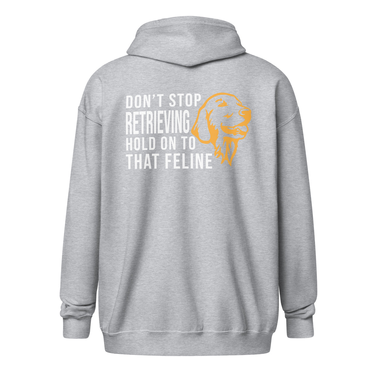 Don't stop retrieving Unisex Zip Hoodie-Unisex Zip Hoodie | Gildan 18600-I love Veterinary