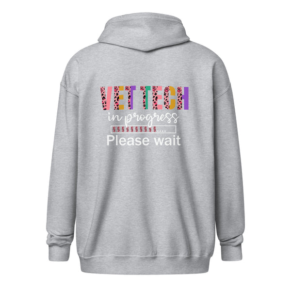 Vet Tech in Progress... Unisex Zip Hoodie-I love Veterinary
