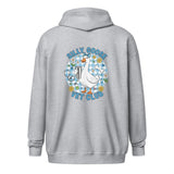 Silly Goose Vet Club Unisex Zip Hoodie-I love Veterinary
