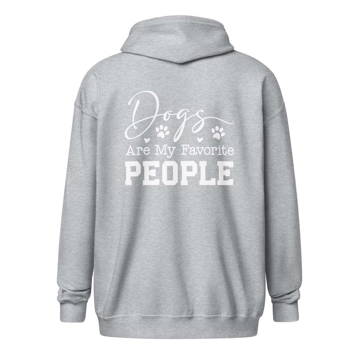 Dogs Are My Favorite People Unisex Zip Hoodie-I love Veterinary
