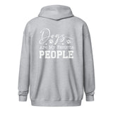 Dogs Are My Favorite People Unisex Zip Hoodie-I love Veterinary