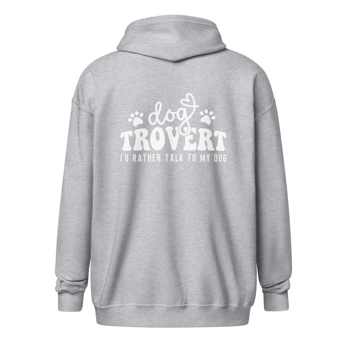 I'd rather talk to my Dog Unisex Zip Hoodie-I love Veterinary