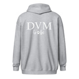 DVM to be Unisex Zip Hoodie-I love Veterinary