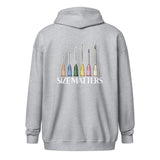 Size matters Unisex Zip Hoodie-I love Veterinary