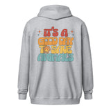 It's a good day to save animals Unisex Zip Hoodie-I love Veterinary