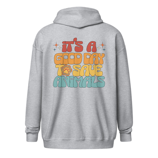 It's a good day to save animals Unisex Zip Hoodie-I love Veterinary