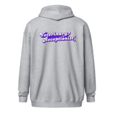 Veterinary Receptionist Unisex Zip Hoodie-I love Veterinary