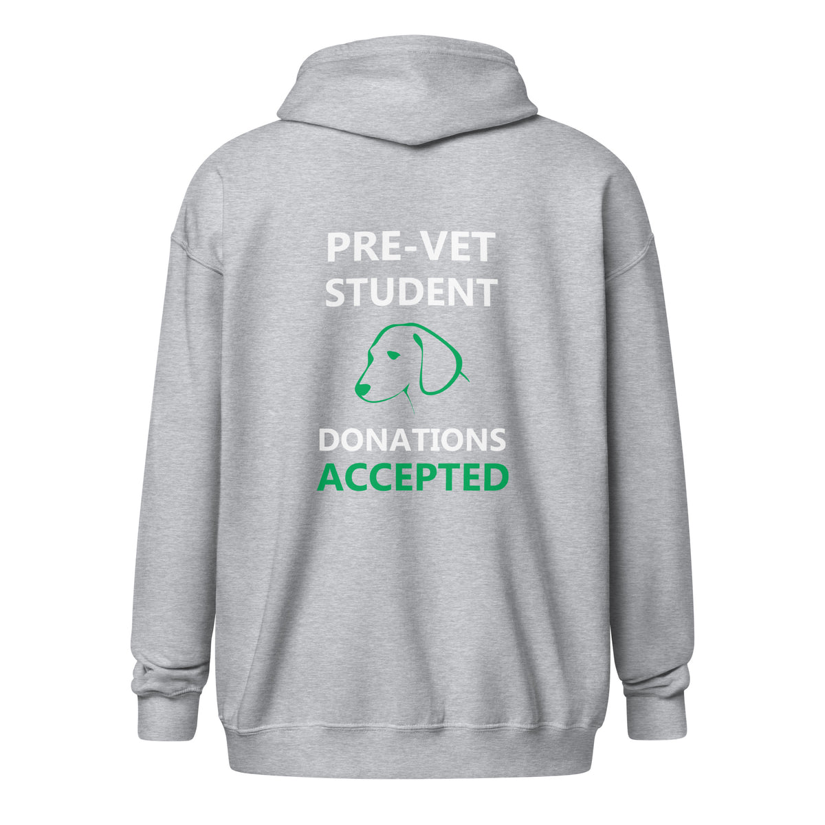 Pre - Vet Student Unisex Zip Hoodie