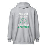 Pre - Vet Student Unisex Zip Hoodie