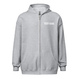 Personalize with your name - Love Dog and Cat Unisex heavy blend zip hoodie-Heavy Blend Adult Zip Hoodie | Gildan G18600-I love Veterinary