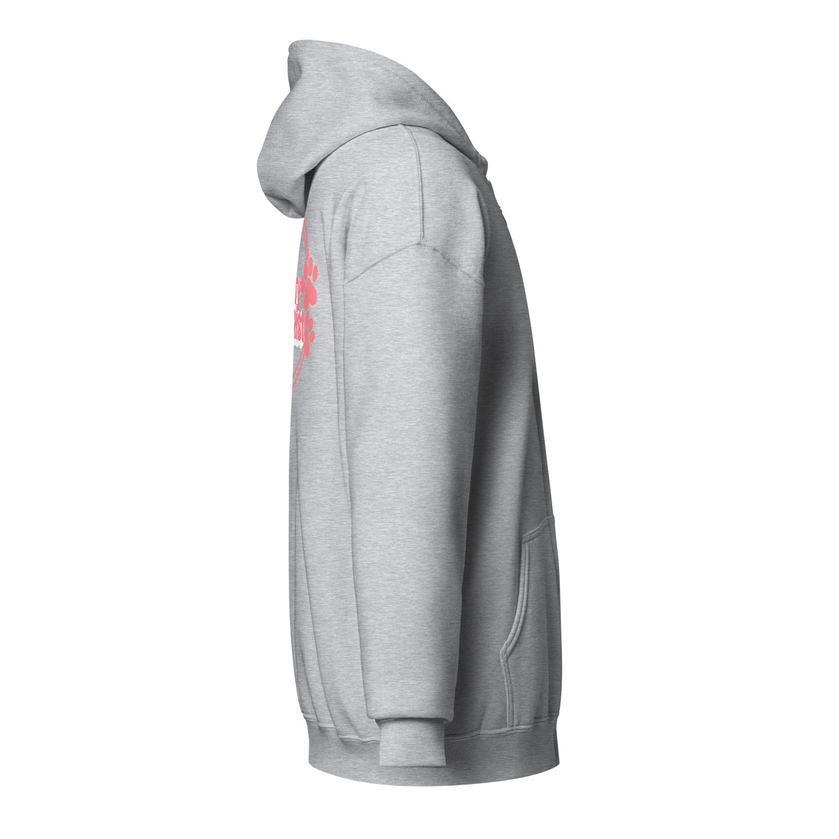 Vet Receptionist circle two paws Unisex Zip Hoodie-I love Veterinary
