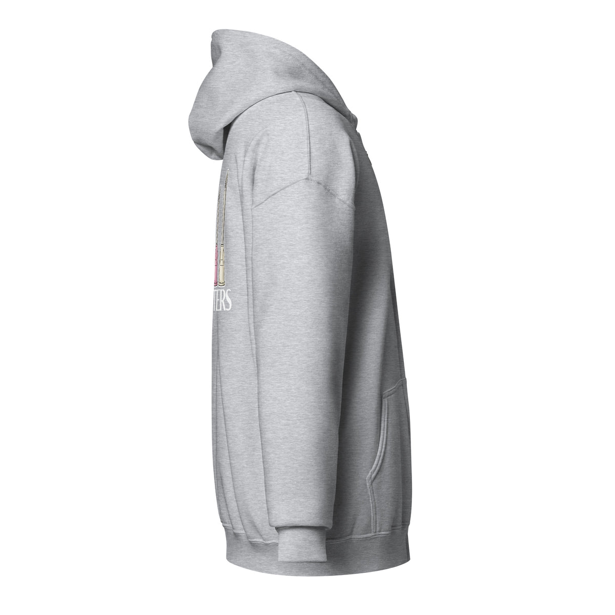 Size matters Unisex Zip Hoodie-I love Veterinary