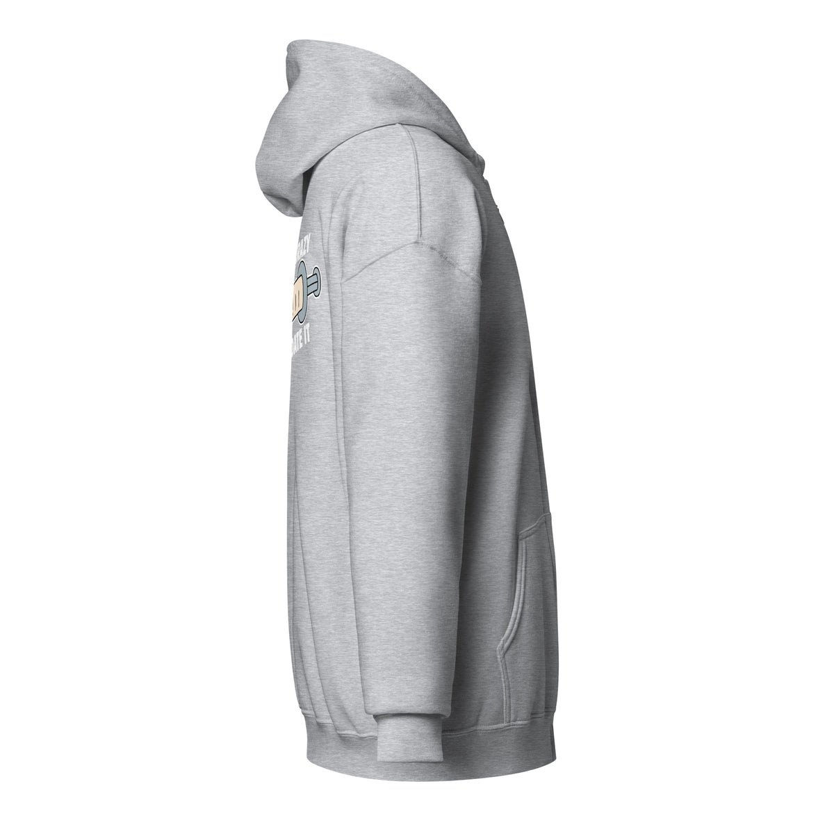 I can't fix crazy but I can sedate it Unisex Zip Hoodie-I love Veterinary