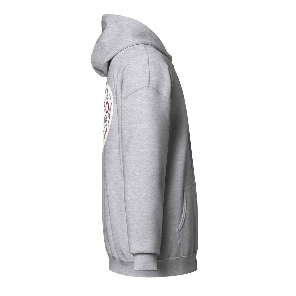 Veterinary Heart Unisex Zip Hoodie