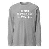 Be kind to every kind Unisex Long Sleeve Tee-Unisex Long Sleeve Shirt | Bella + Canvas 3501-I love Veterinary