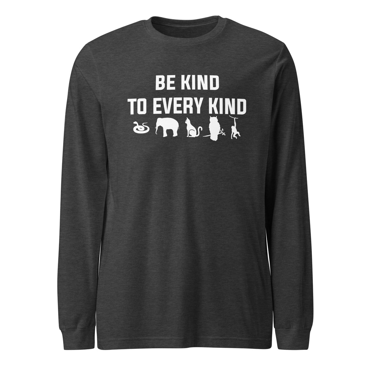 Be kind to every kind Unisex Long Sleeve Tee-Unisex Long Sleeve Shirt | Bella + Canvas 3501-I love Veterinary