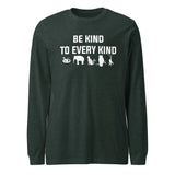 Be kind to every kind Unisex Long Sleeve Tee-Unisex Long Sleeve Shirt | Bella + Canvas 3501-I love Veterinary