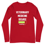 Veterinary Medicine Degree Loading Unisex Premium Long Sleeve T-Shirt-I love Veterinary