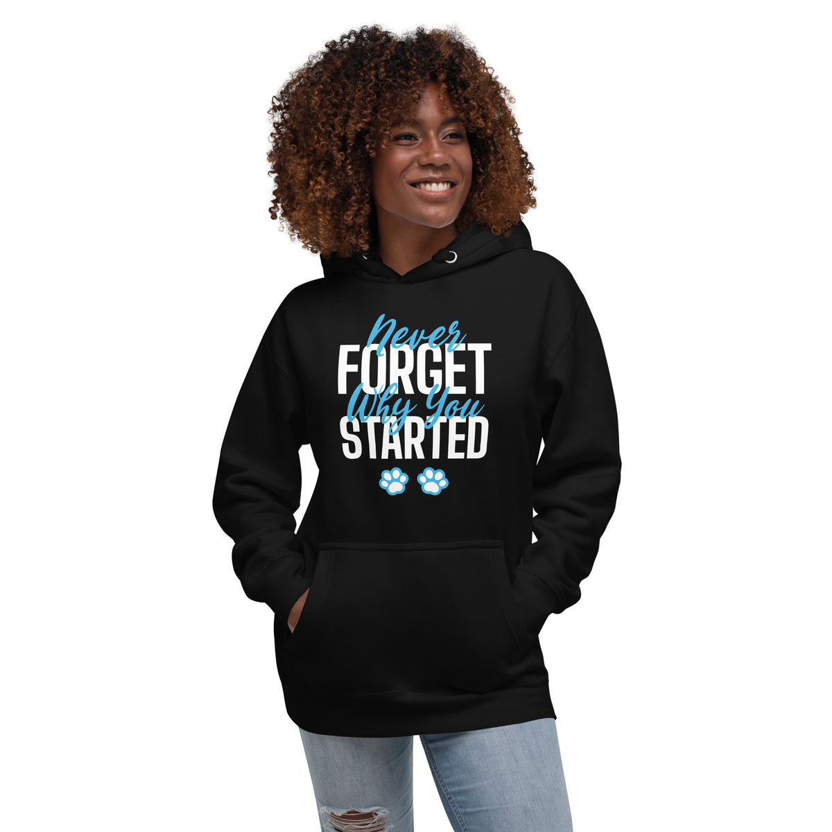 Never forget why you started Women’s Premium Hoodie-Premium Unisex Hoodie-I love Veterinary