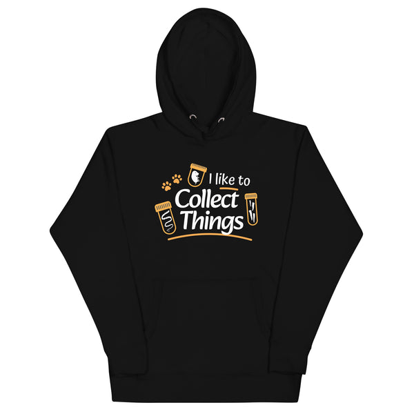 I like to collect things Unisex Premium Hoodie-Premium Unisex Hoodie-I love Veterinary