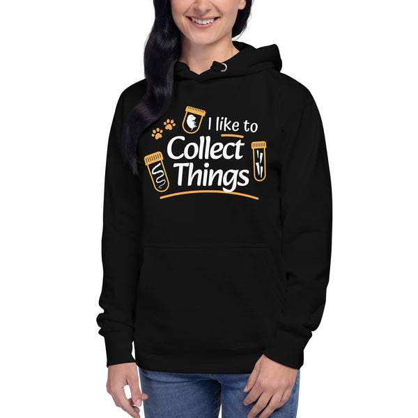 I like to collect things Unisex Premium Hoodie-Premium Unisex Hoodie-I love Veterinary