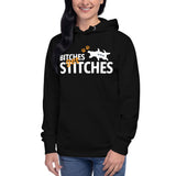 Bitches get stitches Unisex Premium Hoodie-Premium Unisex Hoodie-I love Veterinary