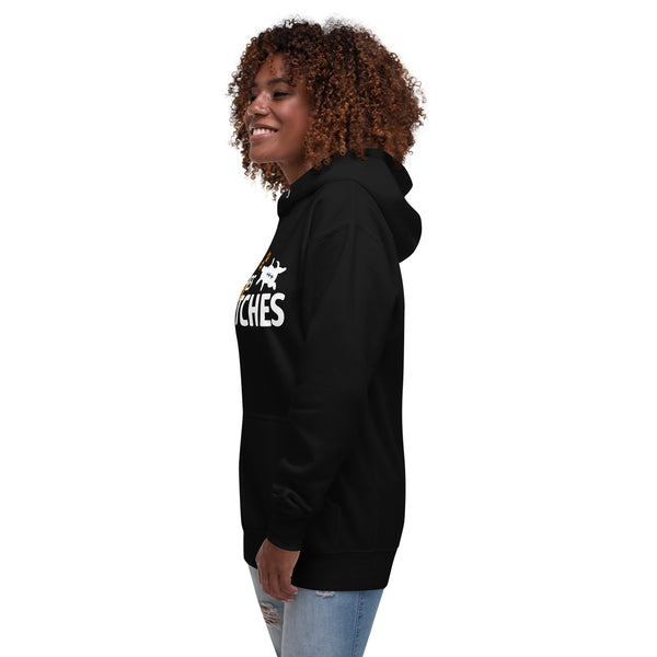 Bitches get stitches Unisex Premium Hoodie-Premium Unisex Hoodie-I love Veterinary