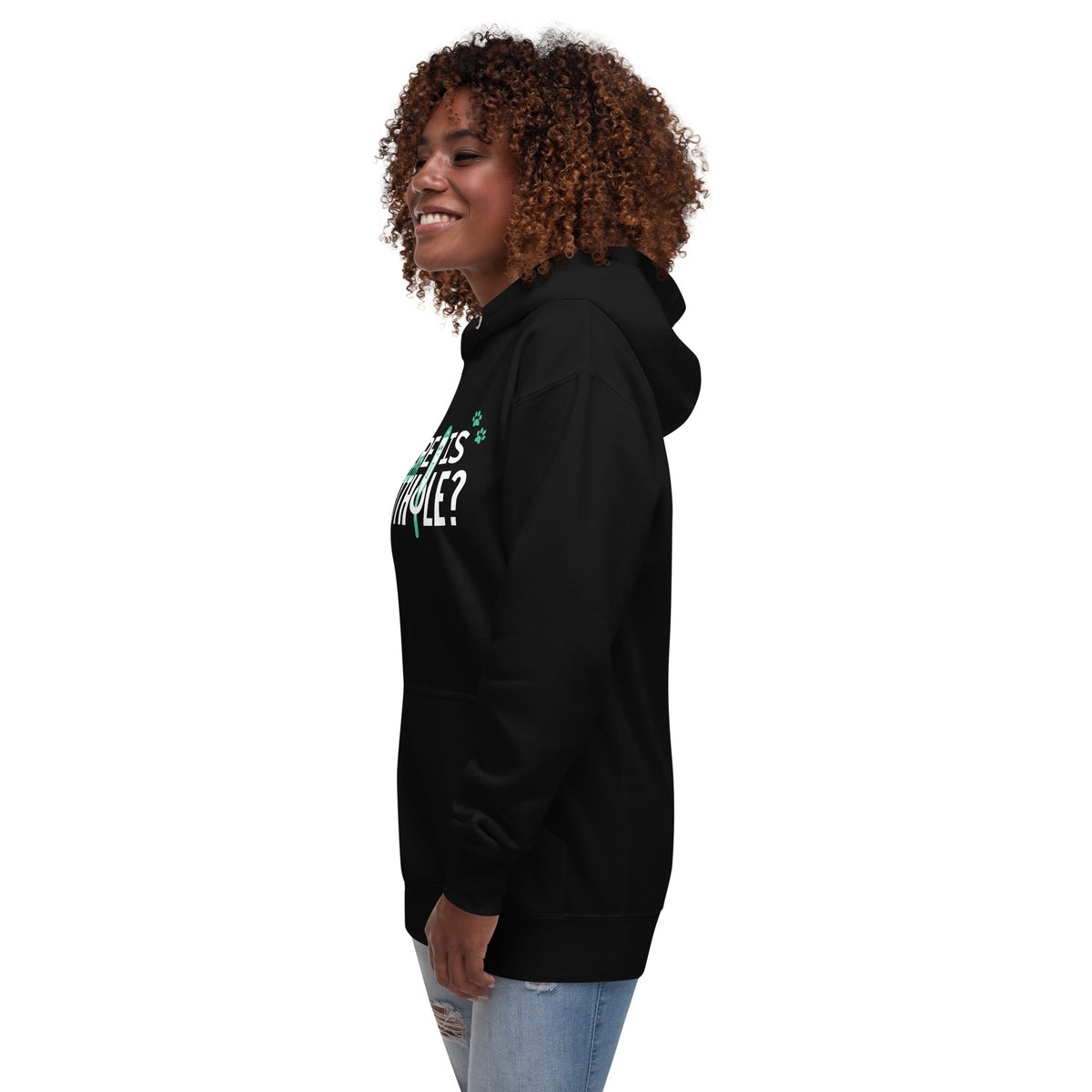 Where is your buthole Unisex Premium Hoodie-Premium Unisex Hoodie-I love Veterinary