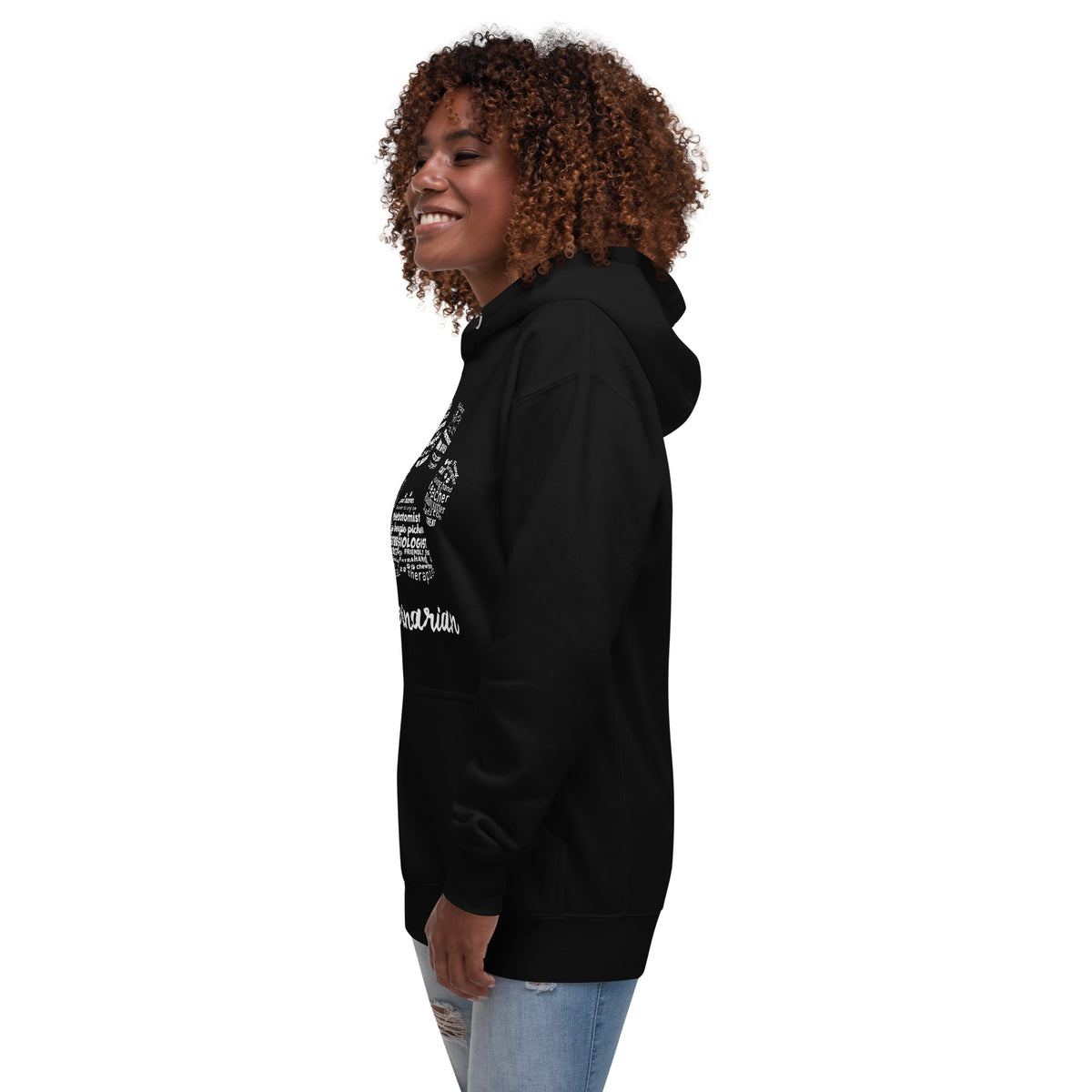 Veterinarian Paw Print Unisex Premium Hoodie-Premium Unisex Hoodie-I love Veterinary