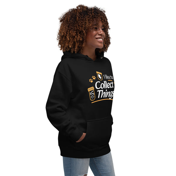 I like to collect things Unisex Premium Hoodie-Premium Unisex Hoodie-I love Veterinary