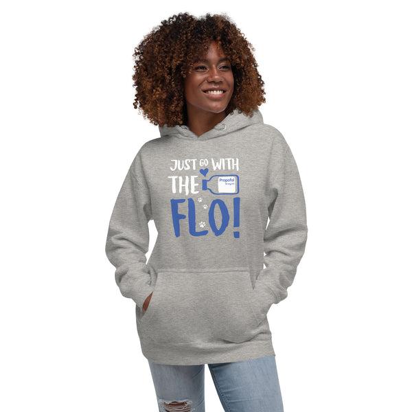 Just go with the Flo! Unisex Premium Hoodie-Premium Unisex Hoodie-I love Veterinary