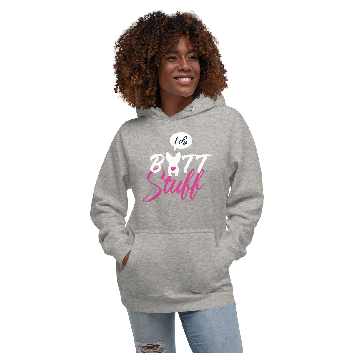 I do butt stuff Unisex Premium Hoodie-Premium Unisex Hoodie-I love Veterinary